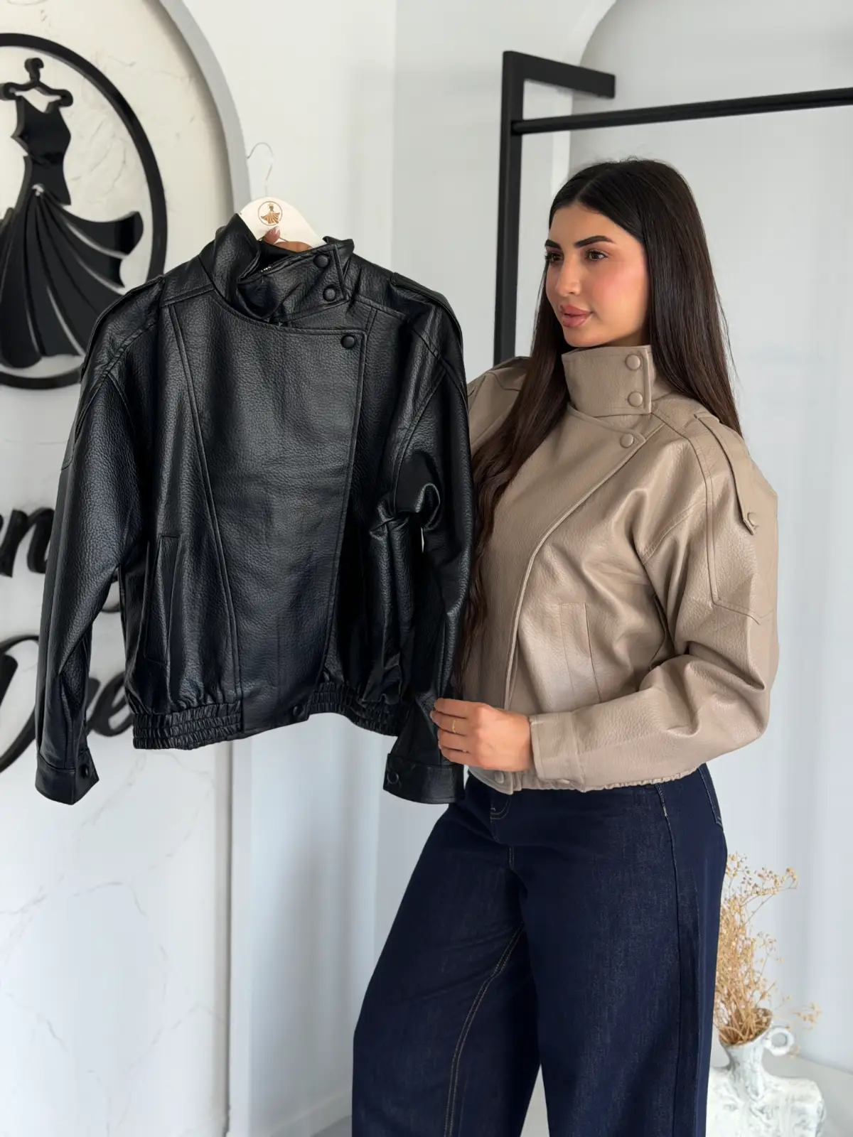 VESTE EFFET CUIR AURORA