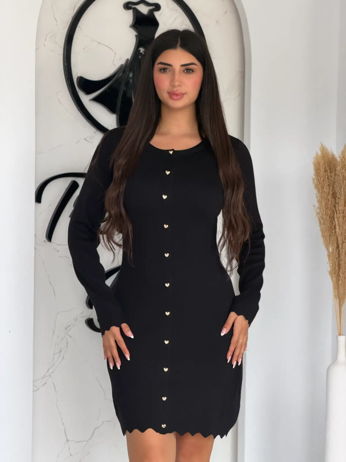 ROBE À CŒURS DORÉS LORÈNE