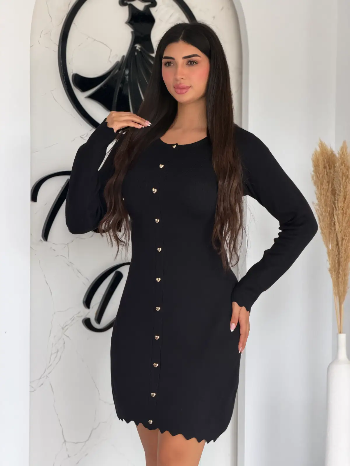 ROBE À CŒURS DORÉS LORÈNE