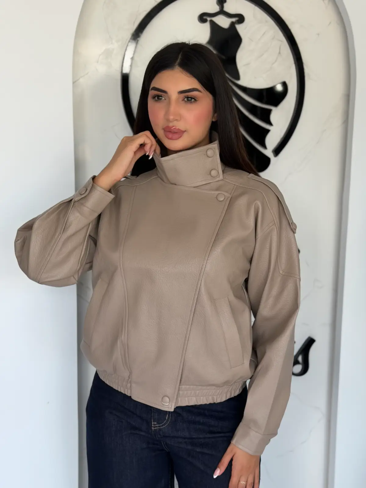 VESTE EFFET CUIR AURORA