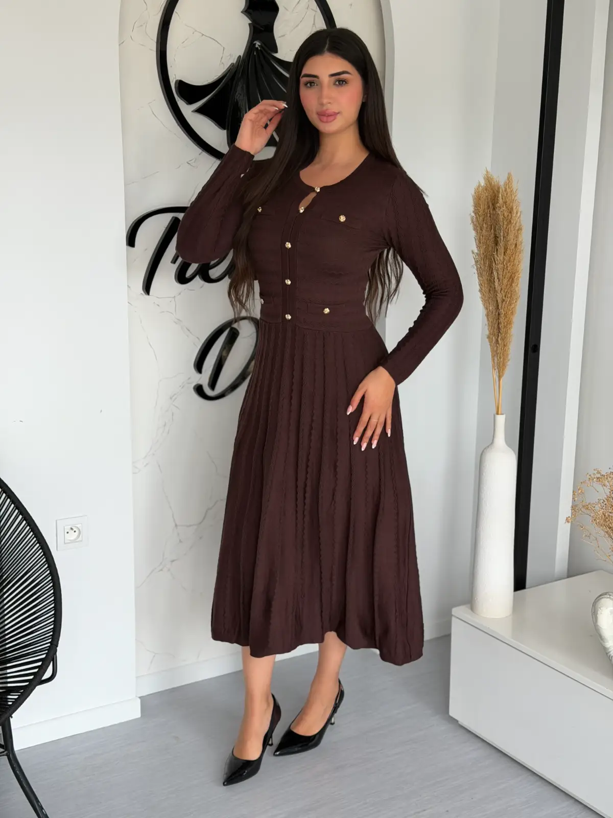 ROBE EN MAILLE JACQUARD ESMÉE
