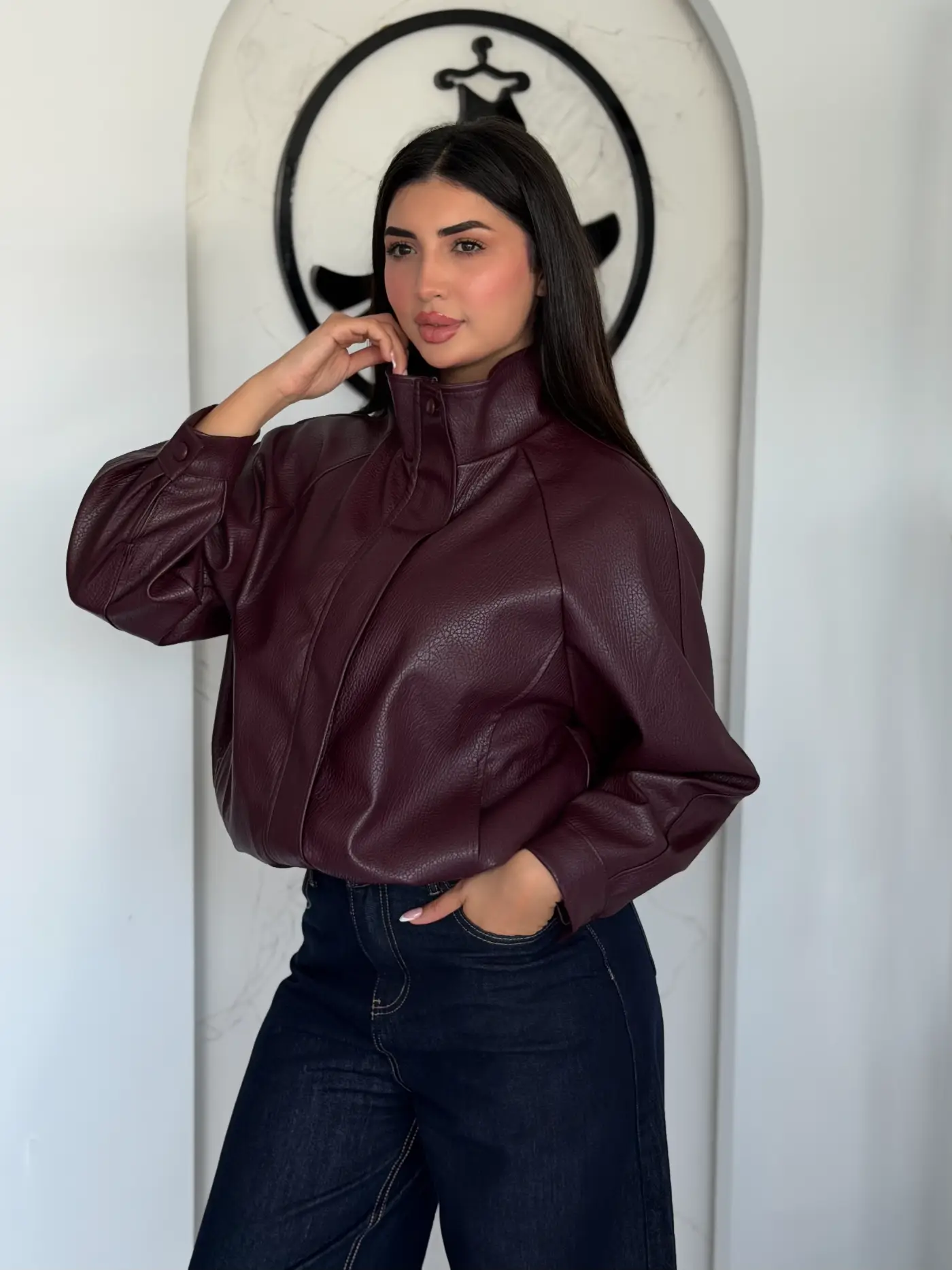 VESTE EFFET CUIR ÉLORA